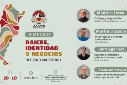 Simposio en San Juan abordará identidad, ciencia y negocio del vino argentino