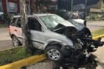 Un beb茅 de 10 d铆as muri贸 en un choque entre tres veh铆culos en Punta Lara