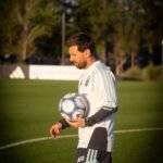 Messi publicó imágenes de su última práctica con la Selección argentina
