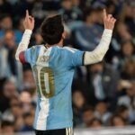 Messi marcó de penal en su último partido con la Selección argentina