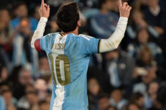Messi marcó de penal en su último partido con la Selección argentina