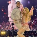 Shakira y Maluma cantaron “Agua” durante la residencia de la artista en Madrid