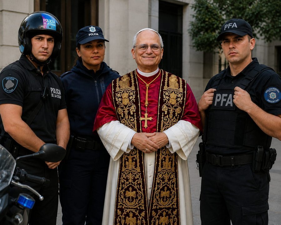Nación, Ciudad y Provincia mantienen el operativo ante la posible visita papal