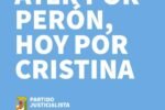 El PJ comparó la situación de Cristina Kirchner con la proscripción de Perón