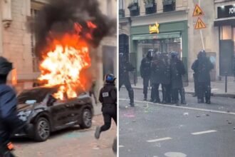 Las protestas sociales se extienden por Francia, Albania, Bélgica, España e Italia