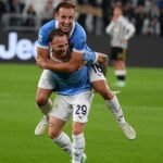 La Lazio venció 3-0 a la Juventus y alcanzó al Inter en la cima de la Serie A