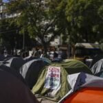 Acampados en Lisboa y Oporto impulsan una huelga general ibérica por vivienda