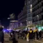 Miles marcharon en España e Italia en medio de fuertes operativos policiales