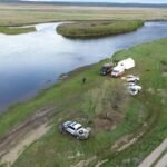 Buscan a dos hermanos de 10 y 12 años arrastrados por el río Gallegos