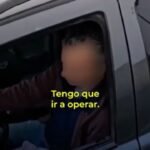 Un conductor usó el celular y circuló por la banquina para ir a operar