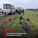 Berazategui: investigan la muerte de una ciclista atropellada por un camión municipal