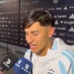 Santiago Castro habló de su debut en la Selección y de la despedida de Messi