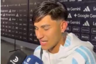 Santiago Castro habló de su debut en la Selección y de la despedida de Messi