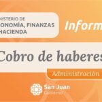 El Gobierno de San Juan acreditará los haberes de octubre el sábado 31