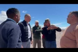 Fabián Martín relevó obras de defensa hídrica en Barreal y Villa Pituil
