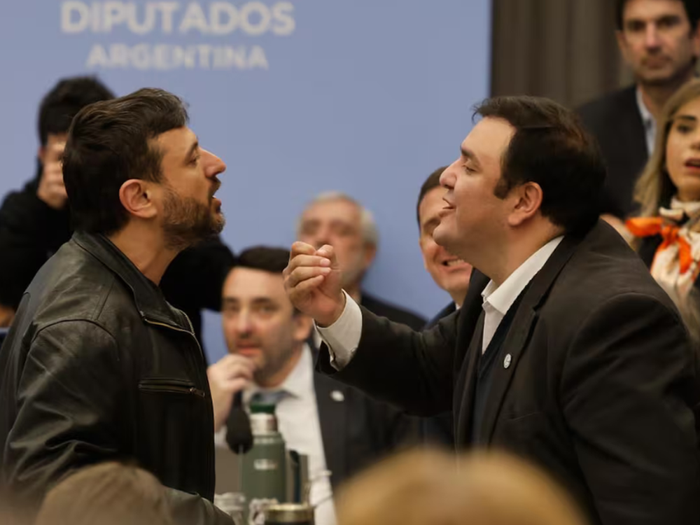 Grabois se cruzó con diputados libertarios durante un plenario por Malvinas